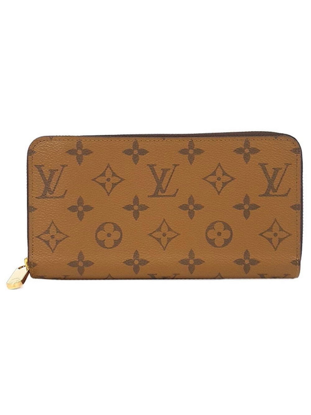 Louis Vuitton Monogram Reverse Zippy Wallet Round Zipper Long